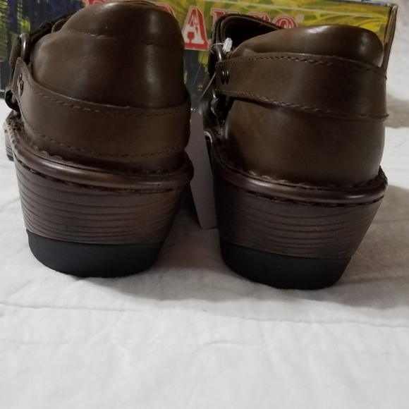 Durango Women's Clogs size 9M Brown Leather Western Slip-on shoe  RD3823… - Picture 7 of 11